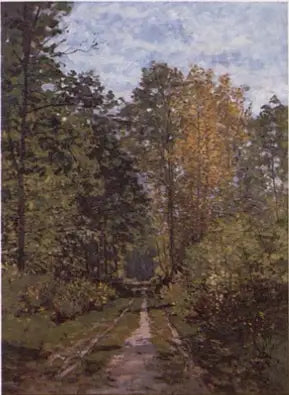 Caminho na floresta - Claude Monet
