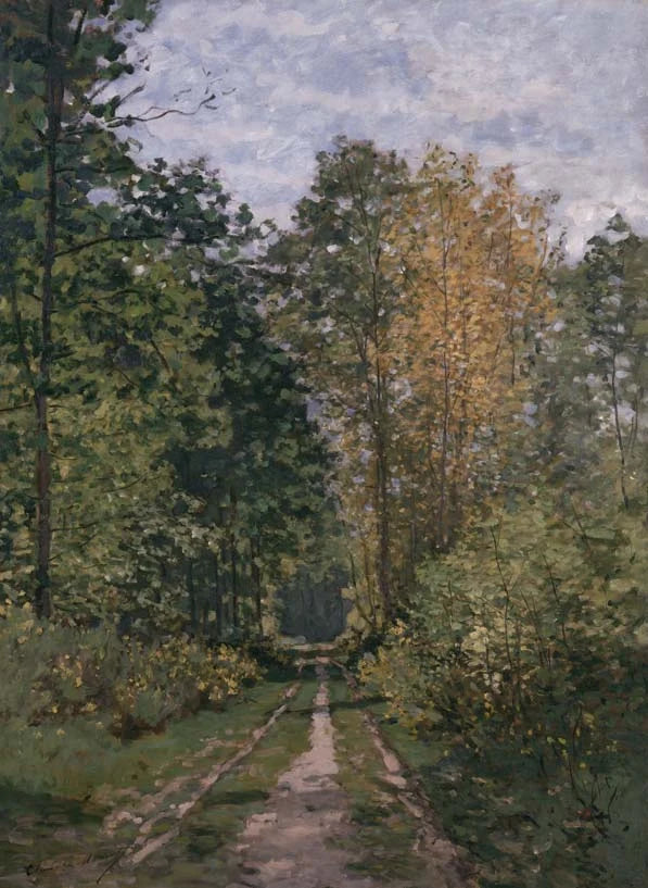 Caminho na floresta - Claude Monet