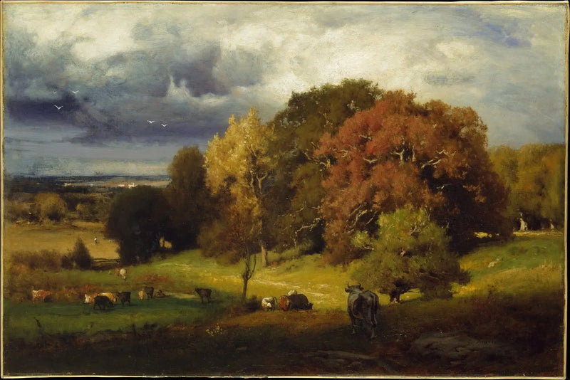 Carvalhos de Outono - George Inness