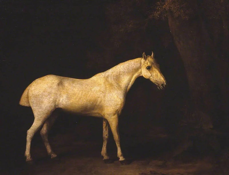Cavalo à sombra de uma floresta - George Stubbs