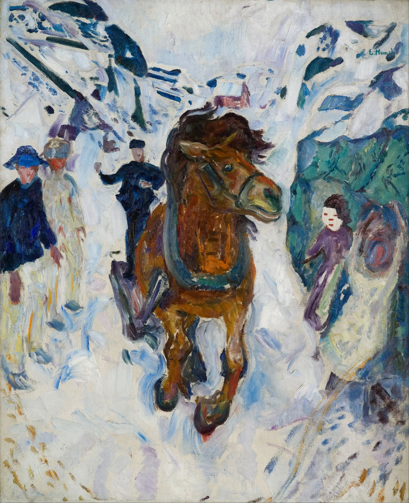 Cavalo a galope - Edvard Munch