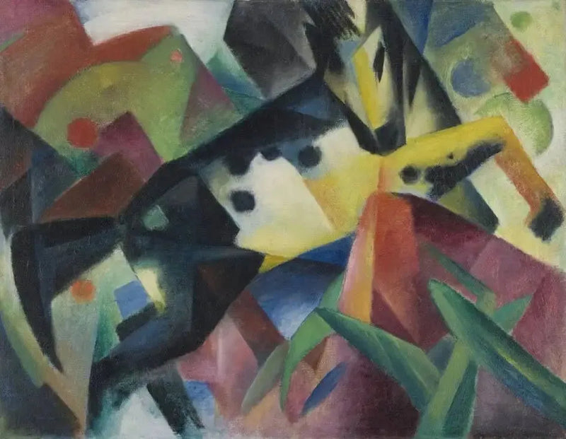 Cavalo saltitante - Franz Marc