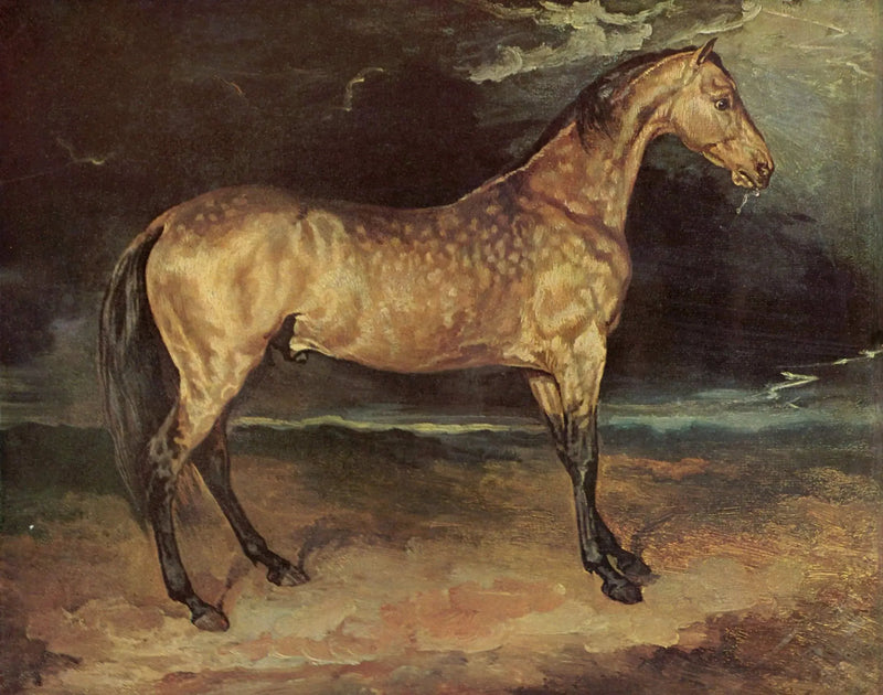 Cavalo assustado pela tempestade - Théodore Géricault