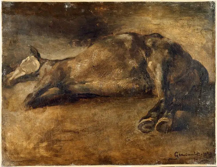 Cavalo morto - Théodore Géricault