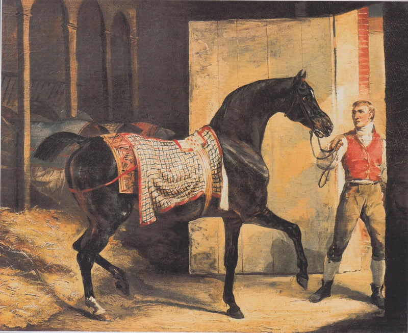 Cavalo saindo do estábulo - Théodore Géricault
