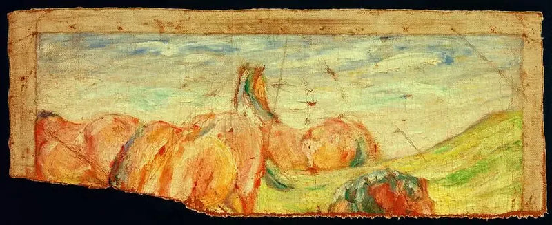 Cavalos no pasto II - Franz Marc