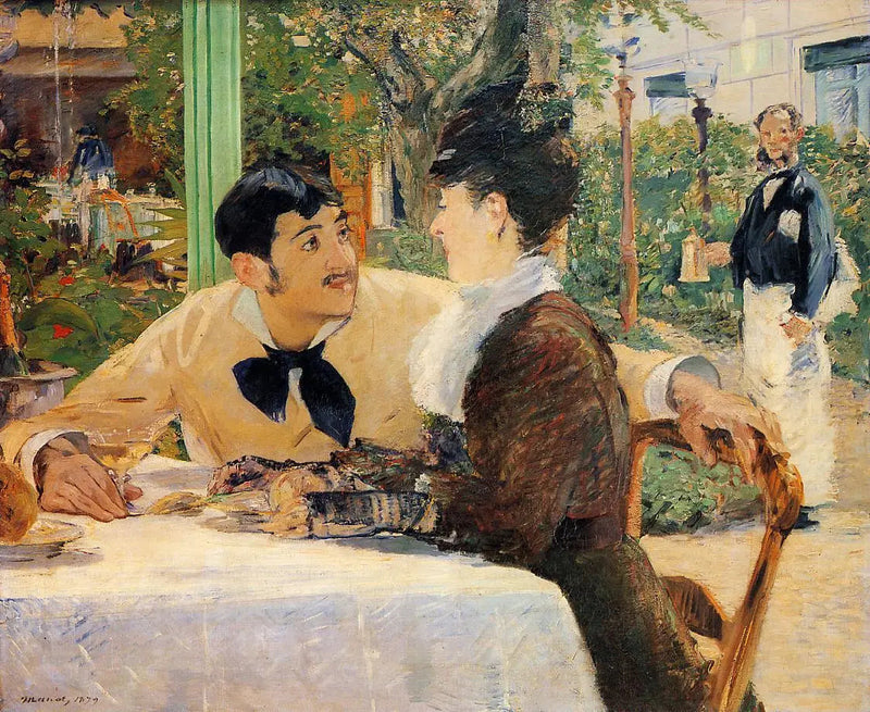 No pai Lathuille, ao ar livre - Édouard Manet