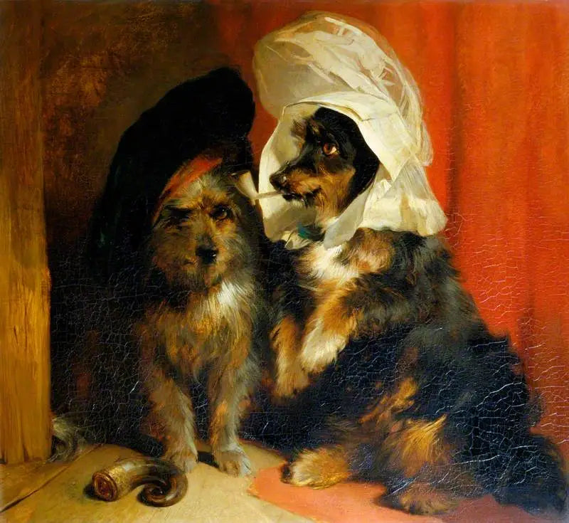 Cães cômicos - Edwin Henry Landseer