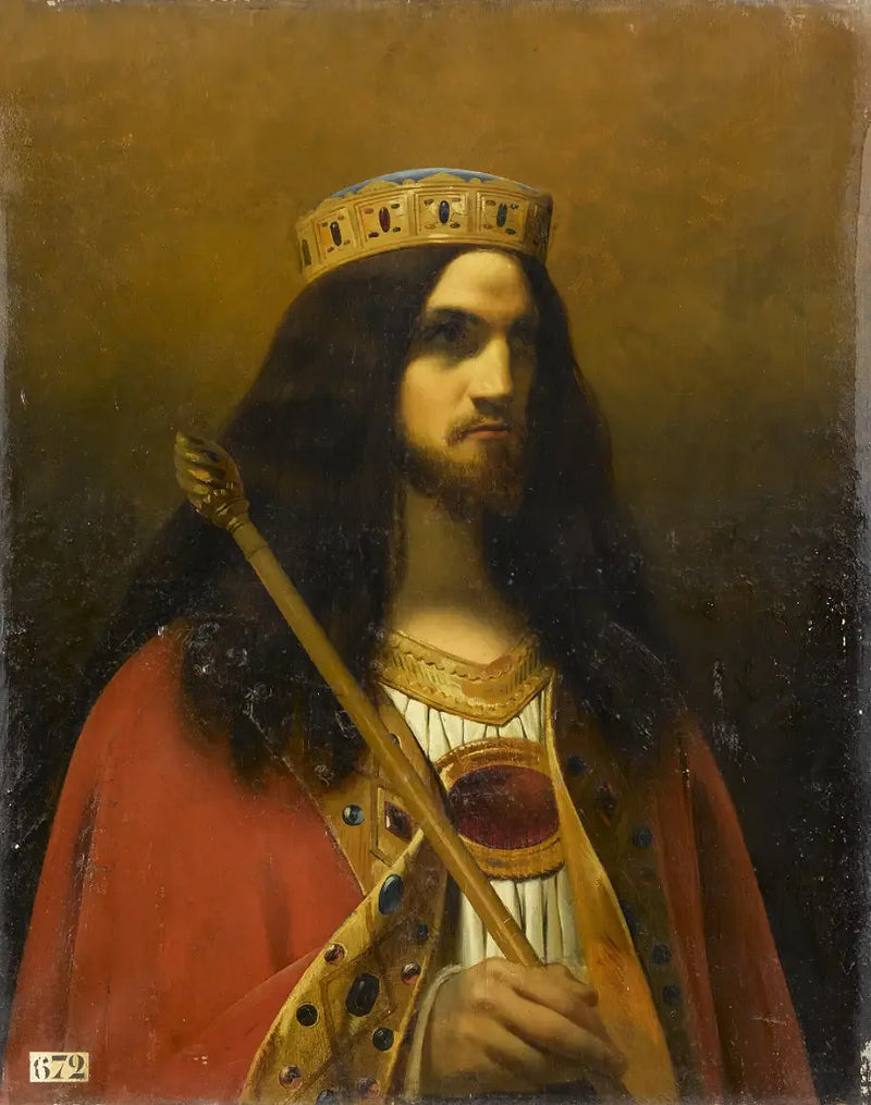 Childéric III, rei dos Francos - Émile Signol