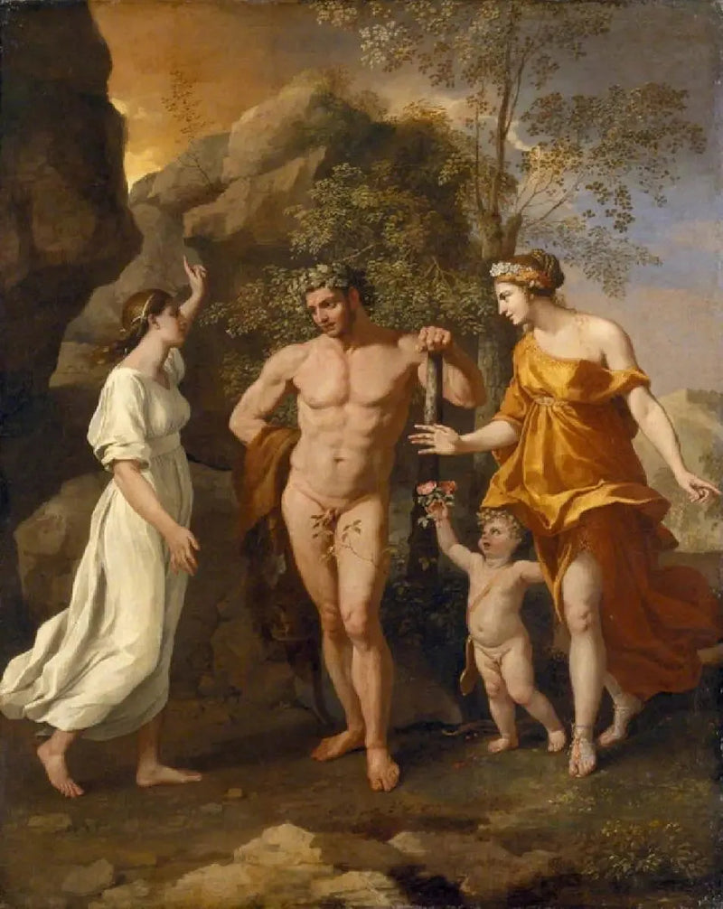 Escolha de Hércules - Nicolas Poussin