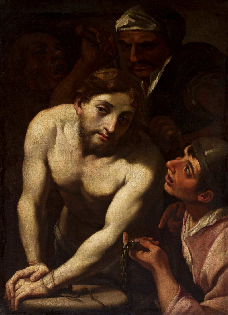 Cristo na coluna - Gerrit van Honthorst
