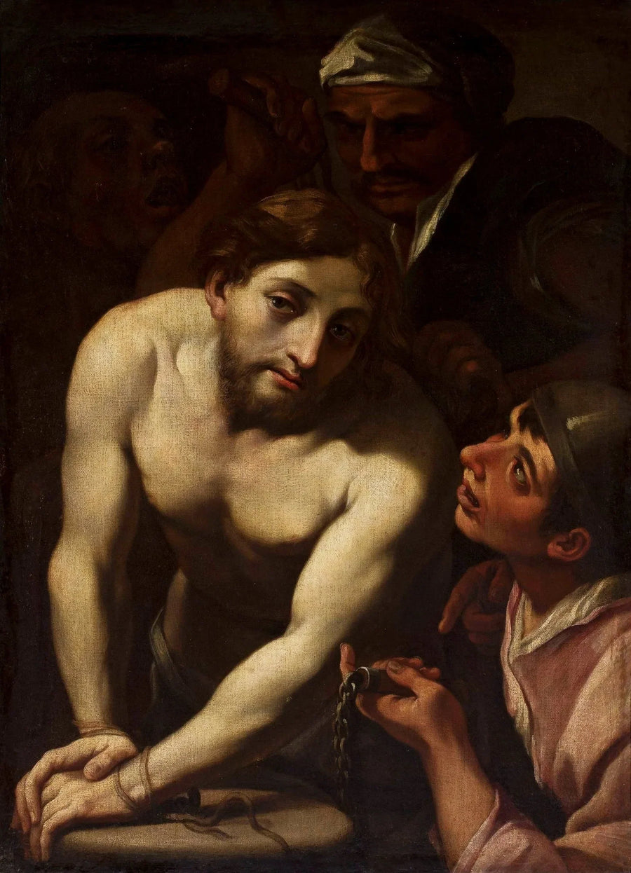 Cristo na coluna - Gerrit van Honthorst