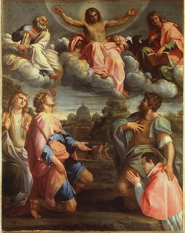 Cristo na Glória - Annibale Carracci