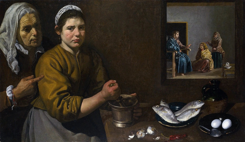 Cristo na casa de Marta e Maria - Diego Velázquez