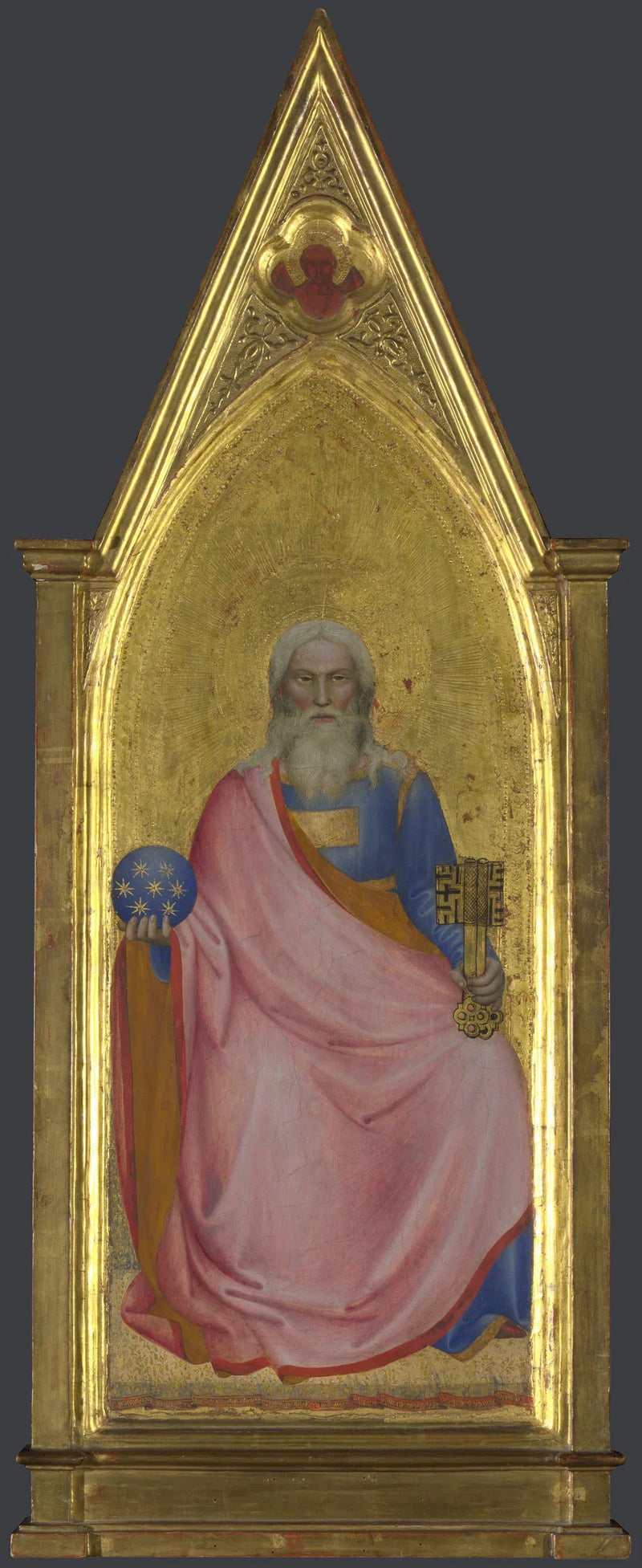 Cristo do Apocalipse: Painel do Pináculo Central - Giovanni da Milano