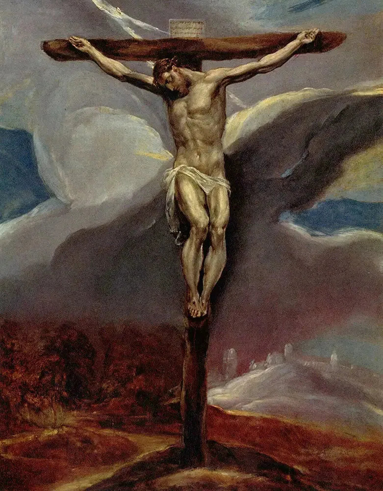 Cristo na cruz - El Greco
