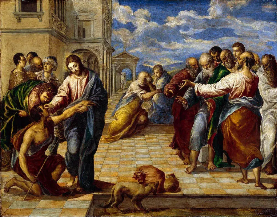 Cristo curando os cegos - El Greco