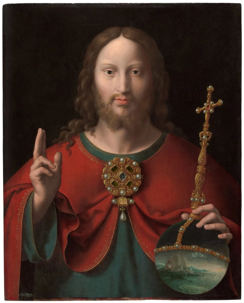 Cristo o Salvador - Joos van Cleve