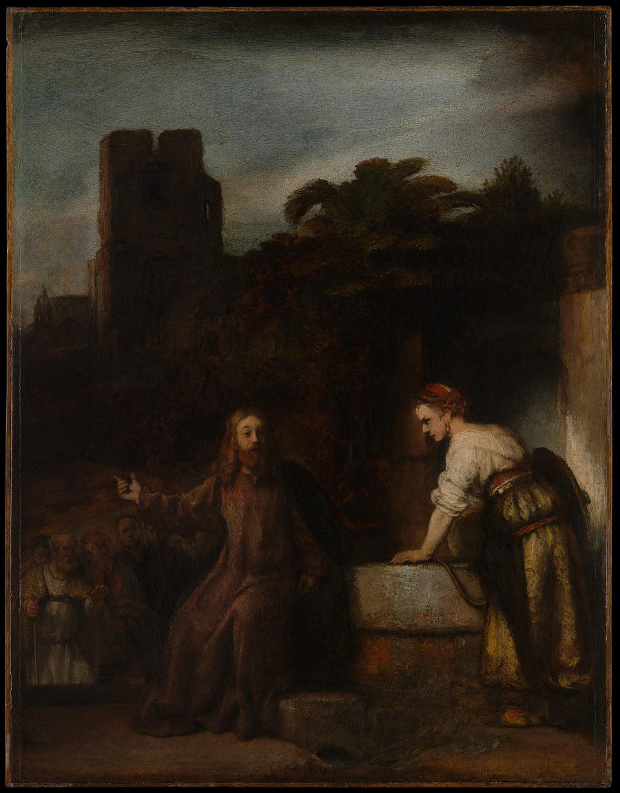 Cristo e a Samaritana - Rembrandt
