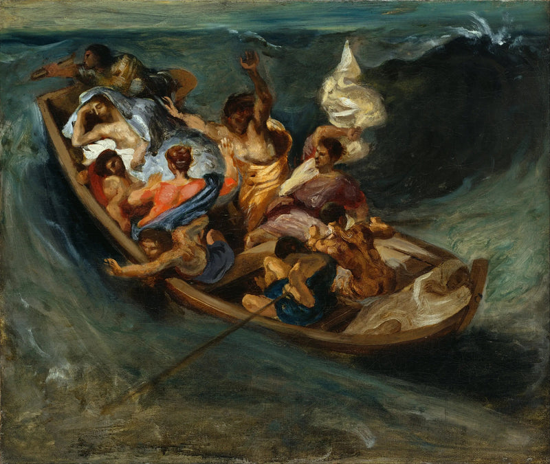 Cristo sobre o Mar da Galileia - Eugène Delacroix