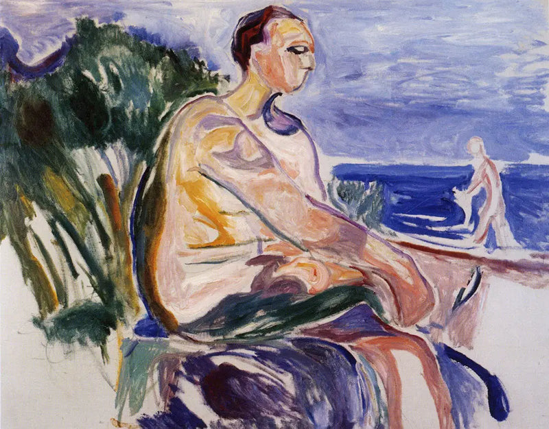 Christian Gierløff em Åsgårdstrand - Edvard Munch