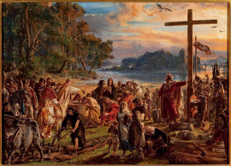 Cristianização da Polônia 966 d.C. - Jan Matejko