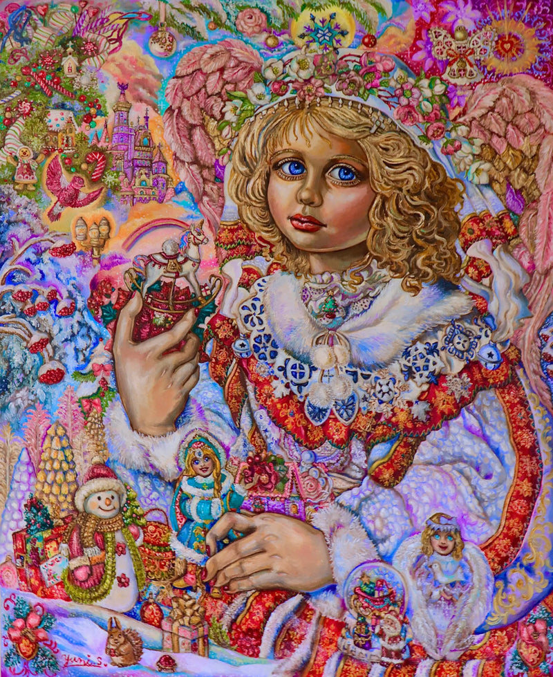 Anjo de brinquedo de Natal - Yumi Sugai