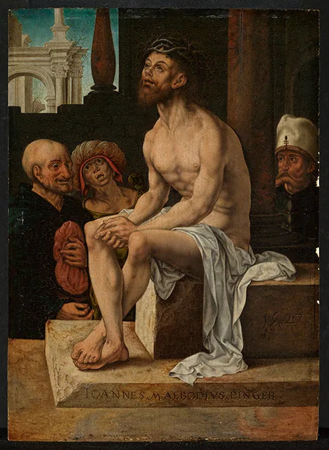 Cristo em repouso após a flagelação - Jan Gossaert