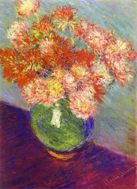 Crisântemos - Claude Monet