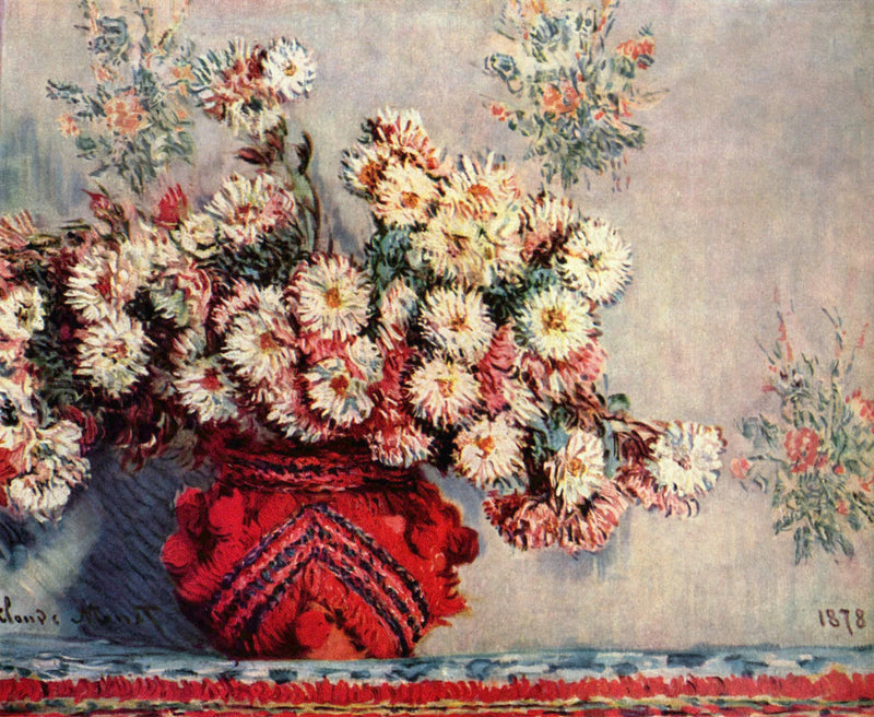 Crisântemos W492 - Claude Monet