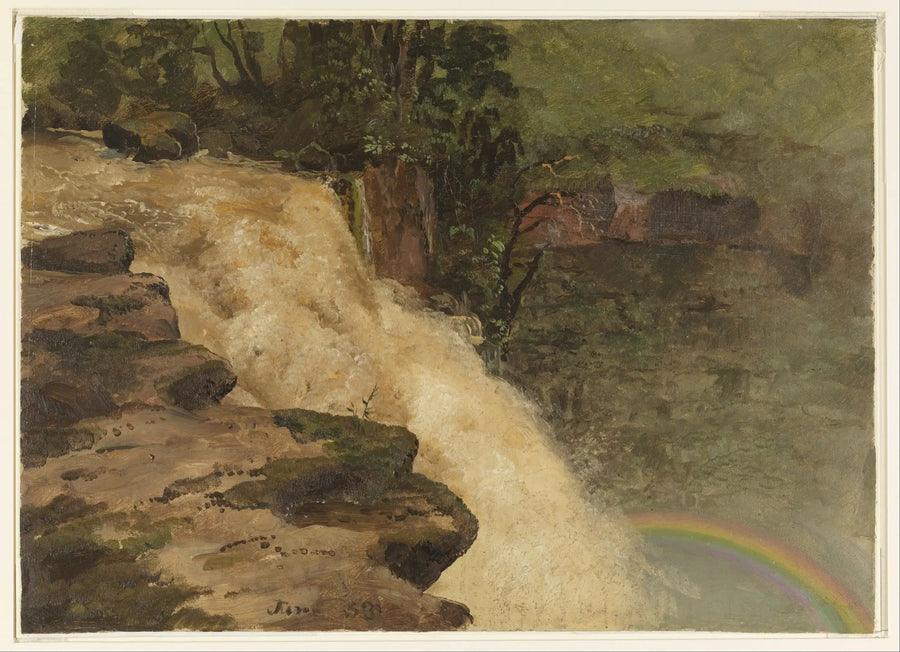 Cachoeira na Colômbia - Frederic Edwin Church