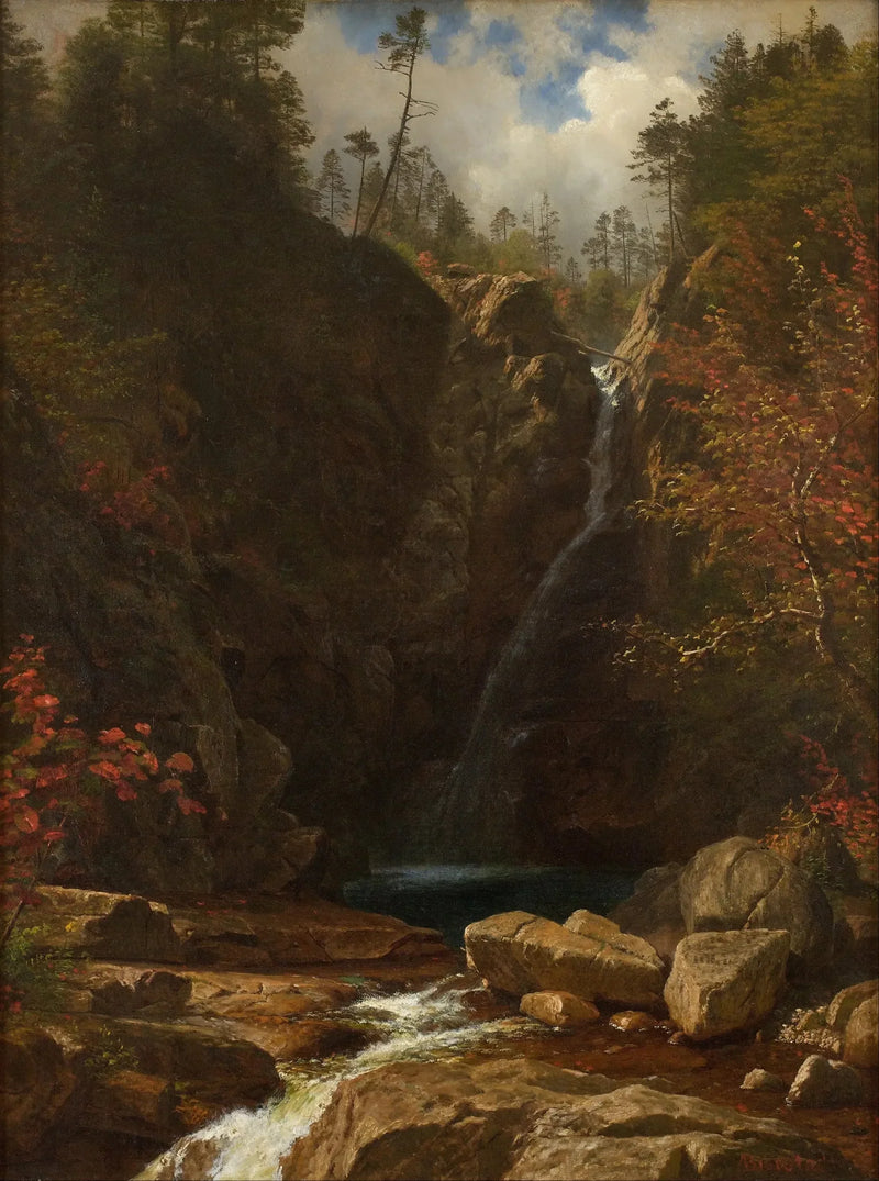 Cachoeiras de Glen Ellis - Albert Bierstadt