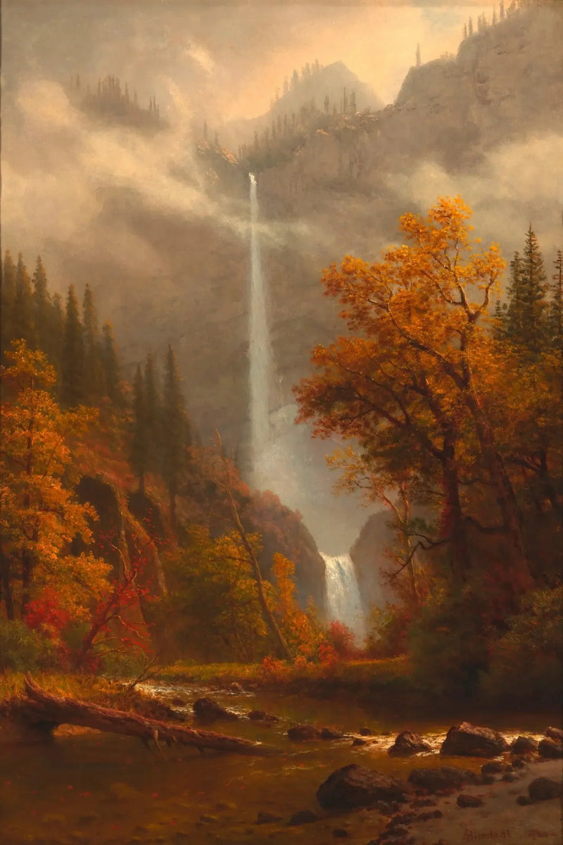 Quedas de Multnomah - Albert Bierstadt