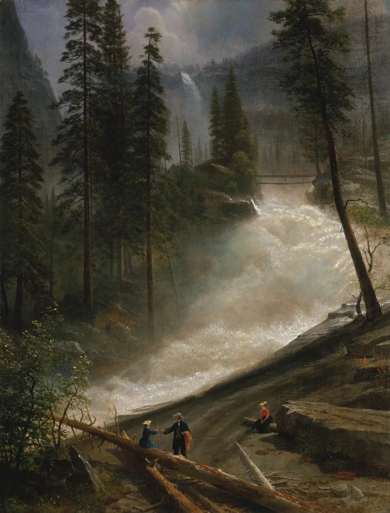 Quedas de Nevada, Yosemite - Albert Bierstadt