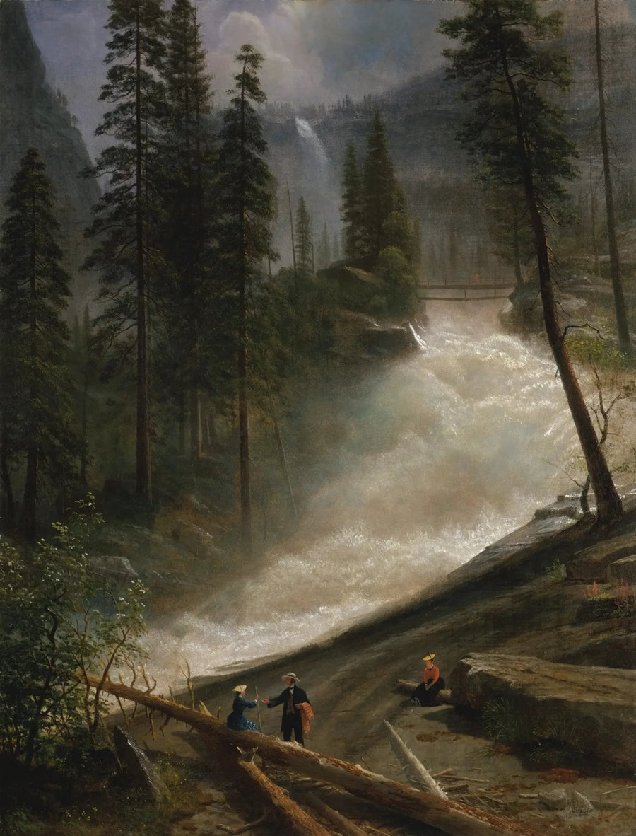 Quedas de Nevada, Yosemite - Albert Bierstadt