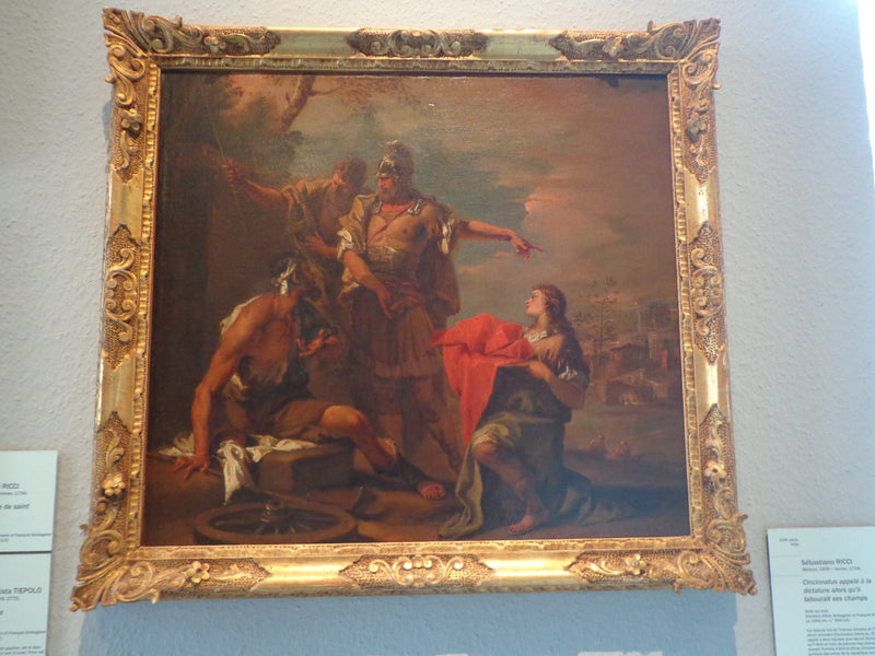 Cincinnatus chamado ao campo - Sebastiano Ricci