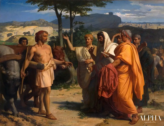 Cincinnatus recevant les ambassadeurs de Rome - Alexandre Cabanel Reproductions de tableaux à la peinture à l’huile