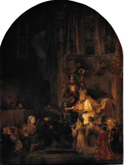 Circuncisão, cópia de uma parte da série Paixão por Frederik Hendrik - Rembrandt
