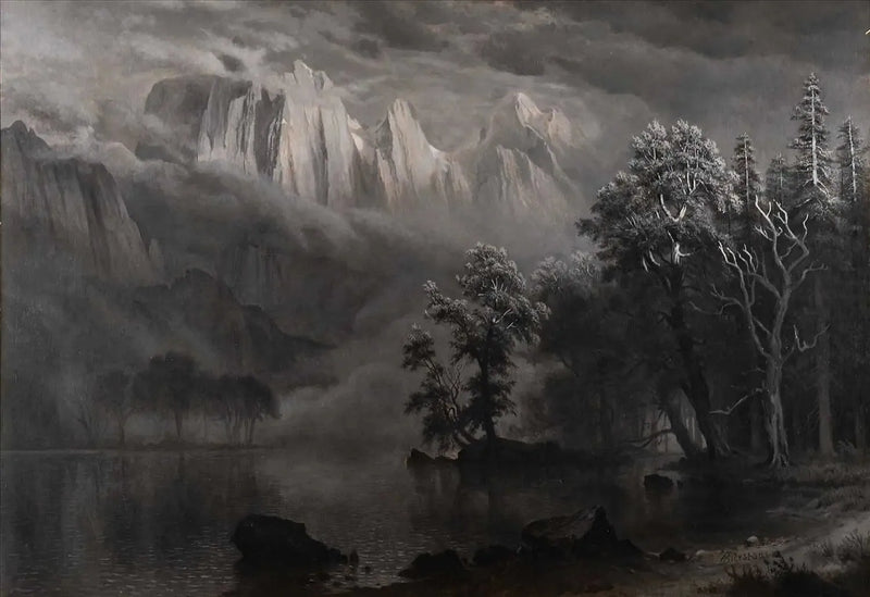 Luar em Yosemite - Albert Bierstadt