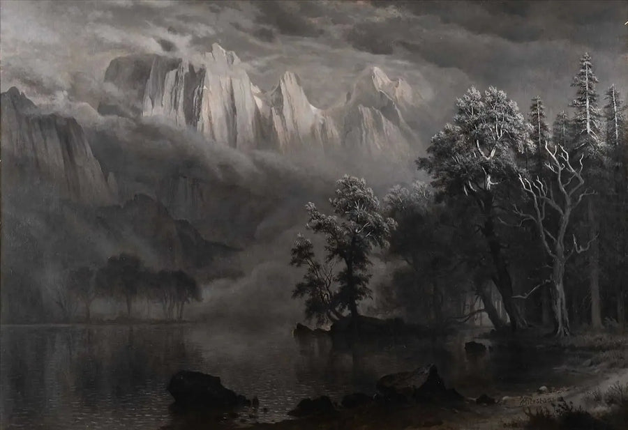 Luar em Yosemite - Albert Bierstadt