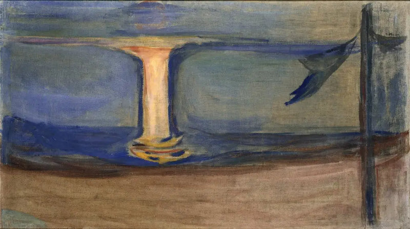 Luz do luar no mar (Frise Reinhardt) - Edvard Munch