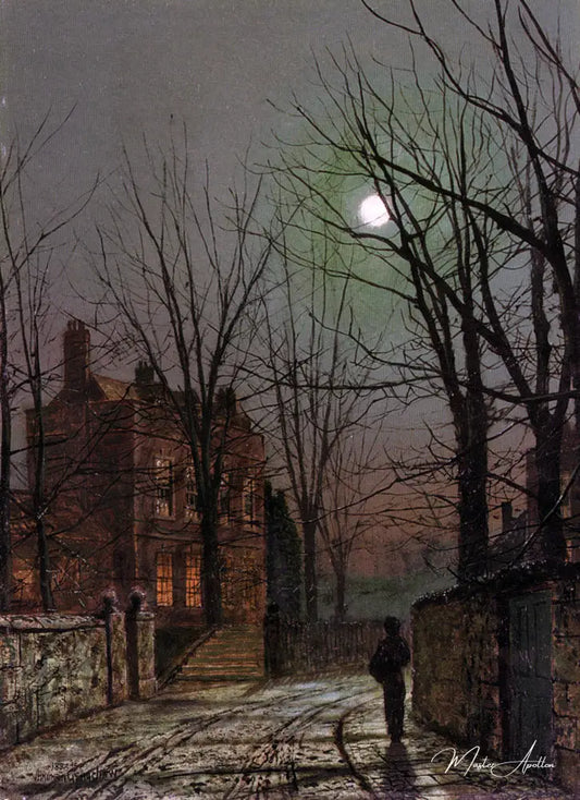 Clair de lune - John atkinson grimshaw - Reproductions de tableaux et peintures haut de gamme