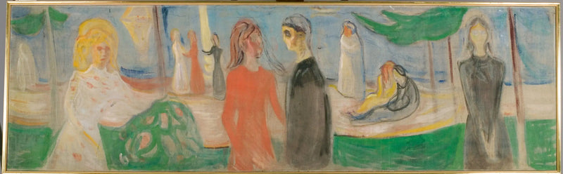 Luz do luar na praia - Edvard Munch