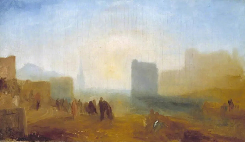 Cena Clássica do Porto; possivelmente baseada em Le Havre - J. M. W. Turner