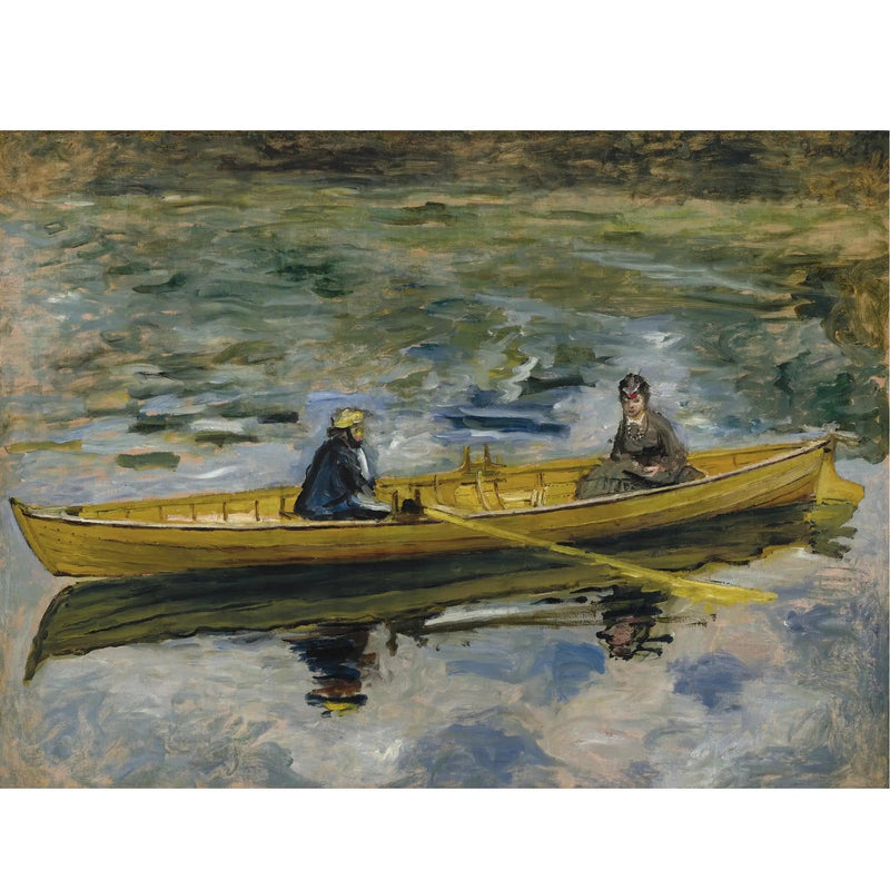 Claude Monet e Sra. Henriot - Pierre-Auguste Renoir