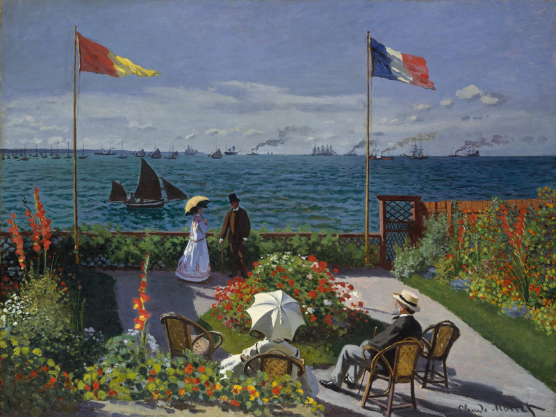 Terraço em Sainte-Adresse W95 - Claude Monet
