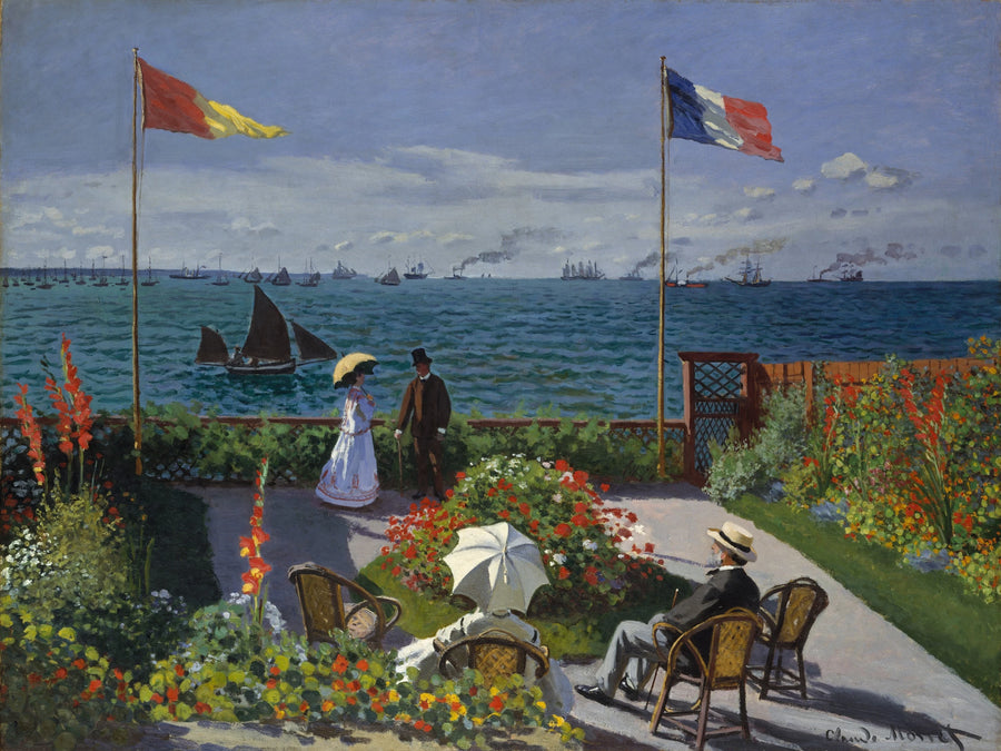 Terraço em Sainte-Adresse W95 - Claude Monet