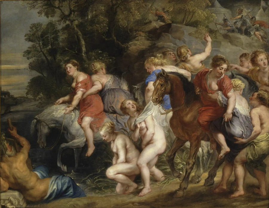 Clélie atravessando o Tibre - Peter Paul Rubens
