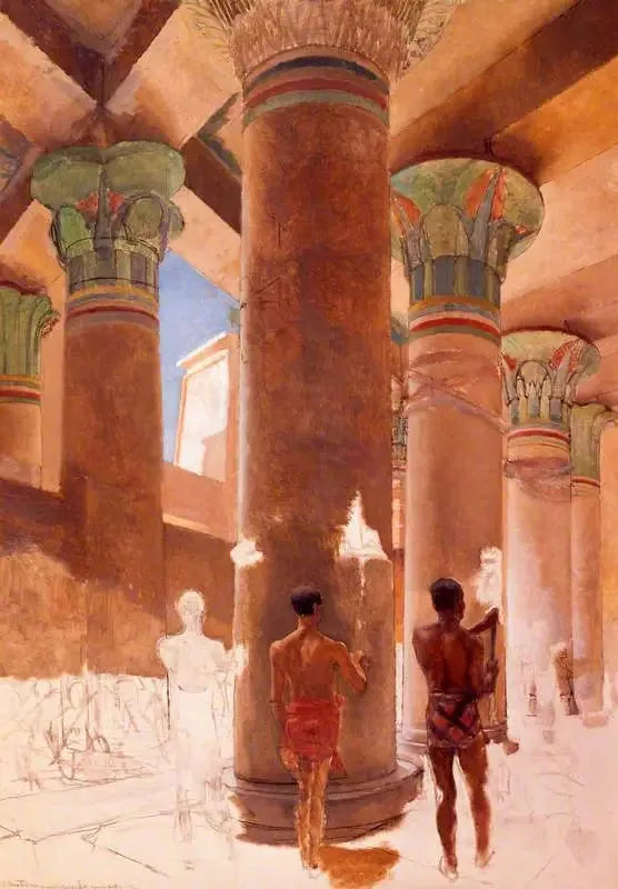 Cleópatra em Philae - Lawrence Alma-Tadema