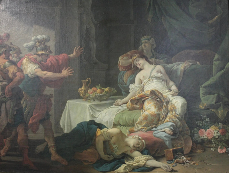 Cleópatra Expirante - Louis Jean François Lagrenée